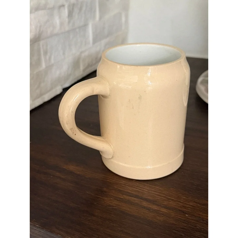 Vintage Stoneware Beer Stein Plattdütsches Volksfest Brands Park Souvenir 1906